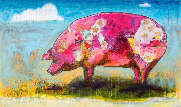 Pig in Heaven Giclee
