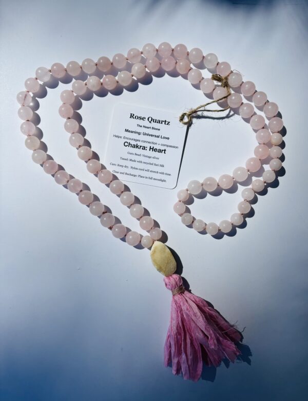 Rose Quartz Mala III