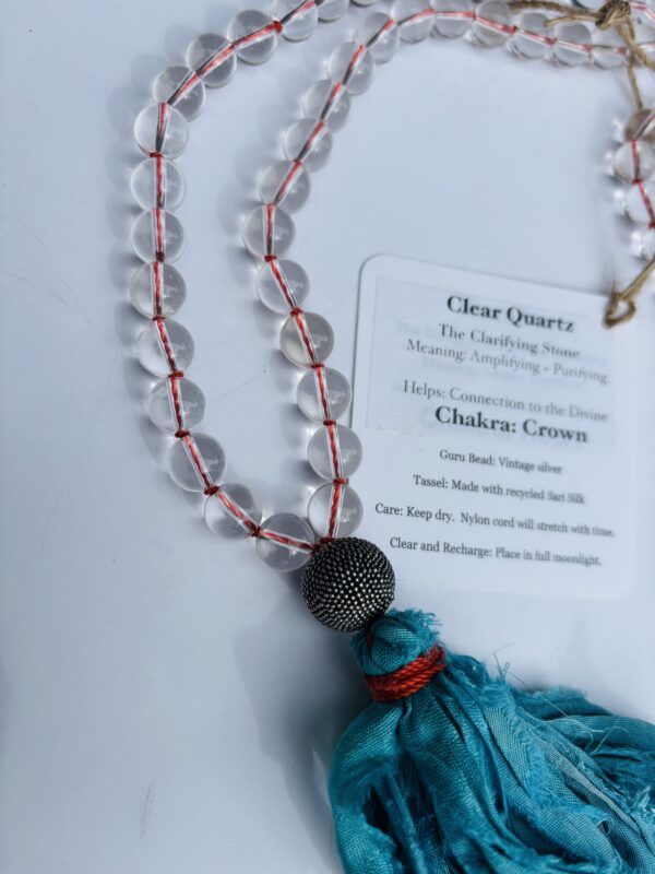 Clear Quartz Mala - Image 3